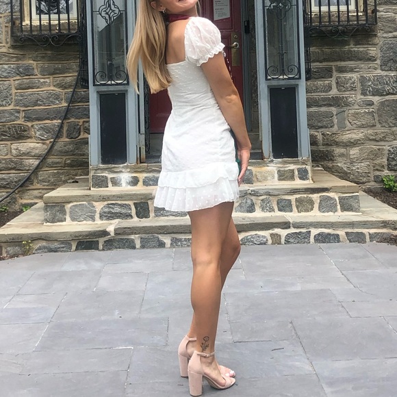 Princess Polly white mini dress - Picture 4 of 5